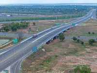 Flyover at Siribopura Junction, Hambantota