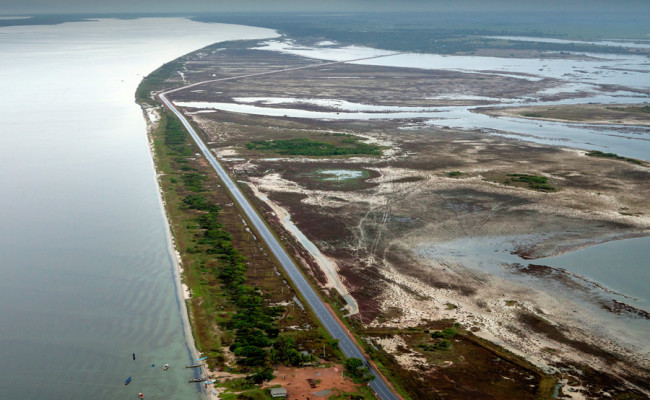 Navatkuli Karaitivu Mannar road (A32)