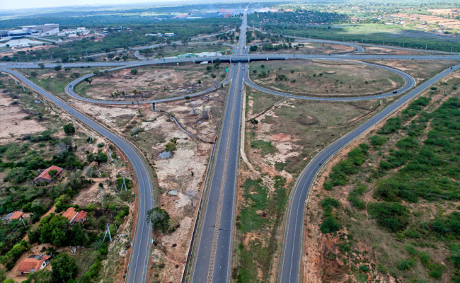 Siribopura flyover, Hambantota