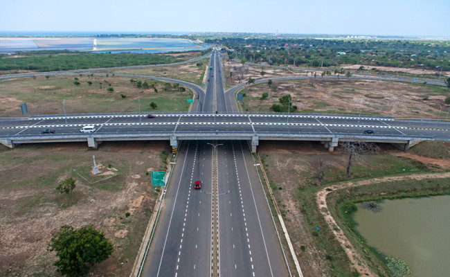 Siribopura flyover, Hambantota