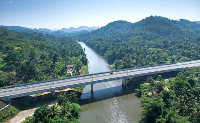 Gin Ganga flyover, Southern Expressway