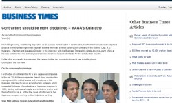 Interview with Chairman & Managing Director of Maga Engineering (Pvt) Ltd, M. G. Kularatne